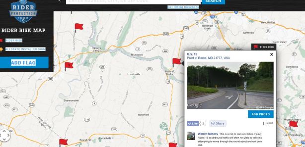 allstate rider risk map