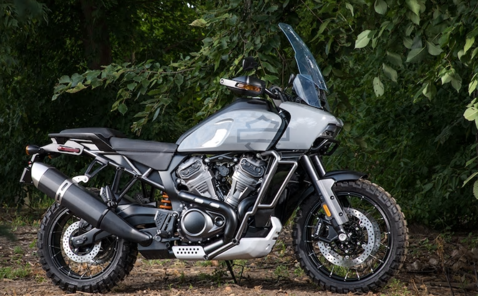 BAM!  A Harley Davidson Street Fighter and Adventure Motorcycle!