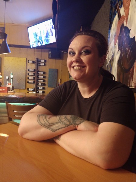 Ashley having a good time!