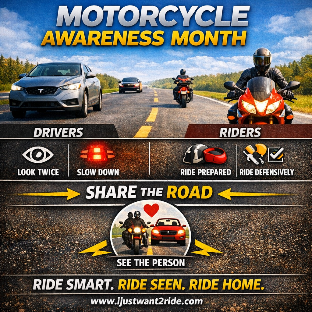 May Is Motorcycle Awareness Month — Let’s Make It Count